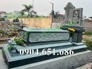 MCG70 Mộ đá công giáo đẹp bán tại Tây Ninh – Mộ đạo thiên chúa tại Tây Ninh