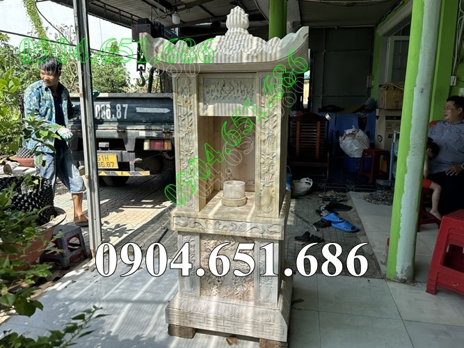 Mẫu am thờ đá vàng đẹp bán tại Thành Phố Hồ Chí Minh, Sài Gòn - Am thờ tro cốt tại Hồ Chí Minh