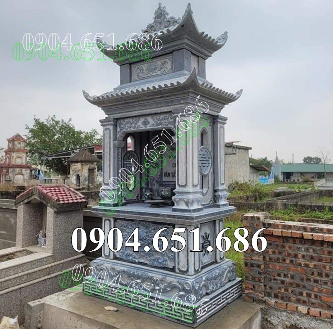 Mẫu am thờ để tro cốt đá khối đẹp thiết kế đơn giản - Lăng mộ đá để tro cốt