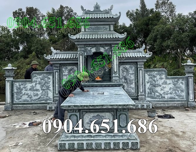 Mẫu lăng mộ đẹp xây cho gia đình, gia tộc, dòng họ - Đặt tên lăng mộ đá