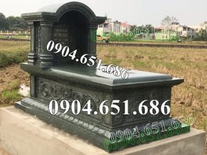 Mẫu mộ đá một mái đẹp bán tại Hồ Chí Minh MĐ55 – Mộ đá Sài Gòn