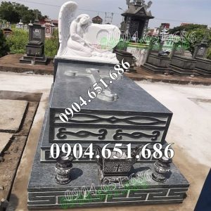 Top 5 Mẫu mộ đá công giáo đẹp bán tại Đồng Nai – Bia mộ đá công giáo tại Đồng Nai, Bình Phước